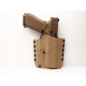 FUNDA PISTOLA OWB GLOCK 17 EXT. COLOR ARENA DESIERTO (COYOTE)