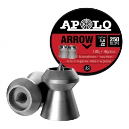 BALIN APOLO ARROW 5.5 MM 1,05 GR. (250 UDS)