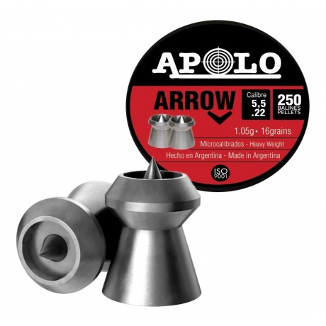BALIN APOLO ARROW 5.5 MM 1,05 GR. (250 UDS)