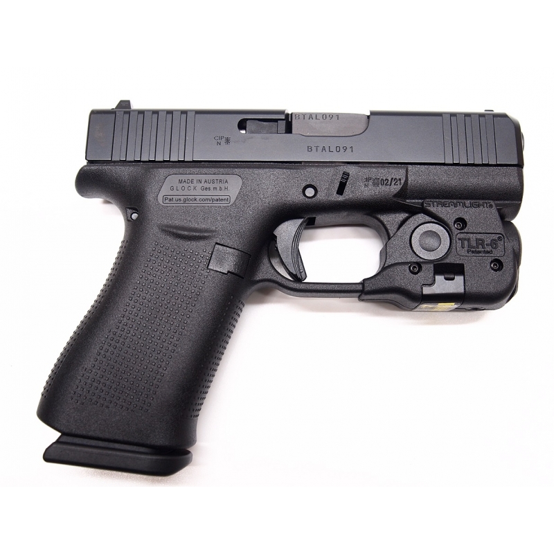 LINTERNA STREAMLIGHT TLR6 GLOCK 43X/48 BLACK RAIL CON LASER Armeria
