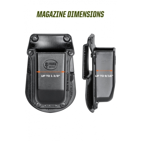 FUNDA CARGADOR FOBUS PISTOLA GLOCK CAL. 45