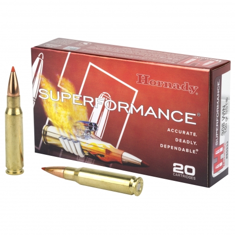 MUNICION HORNADY C/308 WIN. SST 150 GR. (SUPERFORMANCE)