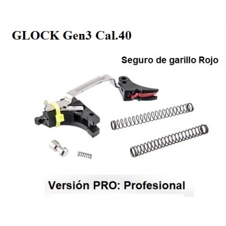 DISPARADOR ZEV GLOCK Gen3 Cal.40 PRO KIT FULCRUM DROP B/R