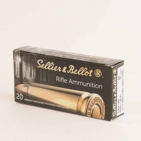 MUNICION sellier & Bellot 7,62X39 124GRS 8G SP
