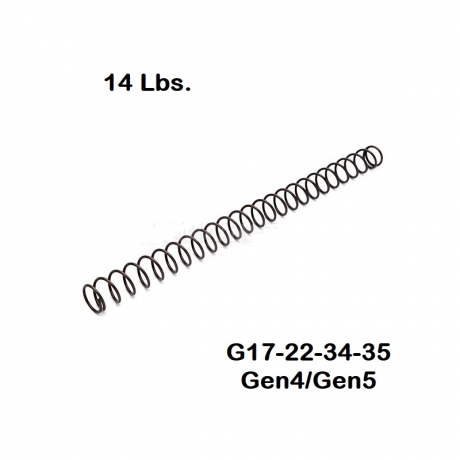 MUELLE RECUPERADOR 14 LB EEMANN GLOCK 17-22-34-35 Gen5