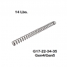 MUELLE RECUPERADOR 14 LB EEMANN GLOCK 17-22-34-35 Gen5