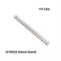 MUELLE RECUPERADOR 14LB EEMANN GLOCK 19 Gen4/Gen5