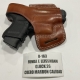 FUNDA PISTOLA F. LISSMANN PARA GLOCK 26 CUERO DE CALIDAD MARRON