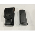 CONJUNTO CARGADOR GLOCK 26/27 10 TIROS MAS FUNDA CARGADOR SICKINGER MAGAZINE BOX GLOCK 26 NEGRO 10 RD