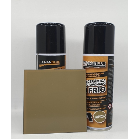 SPRAY PAVONADOR EN FRIO ARMAS CAPA CERAMICA ARENA MOJADA