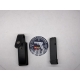 CONJUNTO CARGADOR GLOCK 17/34 19 TIROS MAS DOS Y FUNDA CARGADOR LEISMANN