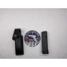 CONJUNTO CARGADOR GLOCK 17/34 19 TIROS MAS DOS Y FUNDA CARGADOR LEISMANN