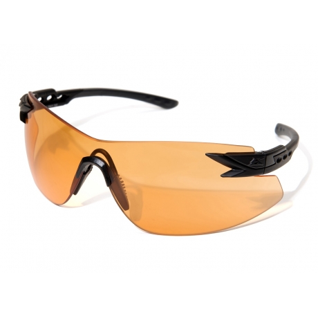 GAFAS EDGE NOTCH NEGRA LENTE OJO DE TIGRE