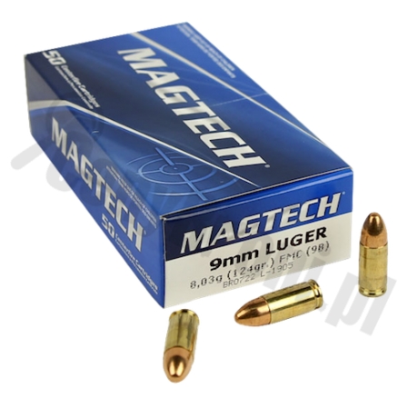 MUNICION MAGTCH C/9X19 FMJ 124 GR.
