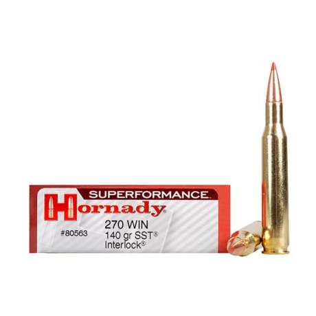 MUNICION HORNADY C/270 WIN 140 GR SST. SUPERFORMANCE (80563)