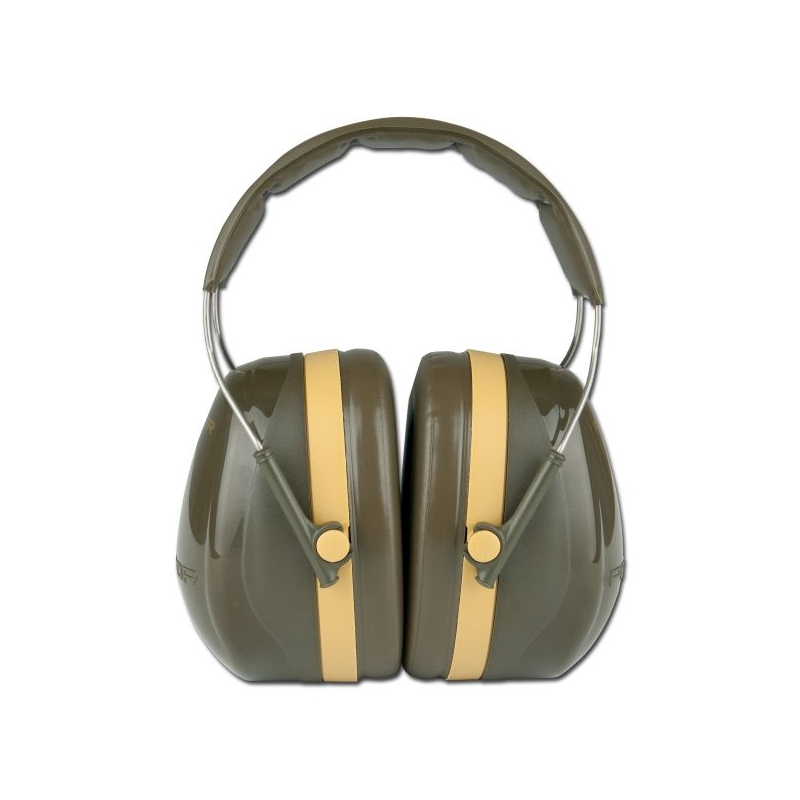 Casque Antibruit 3M Peltor Bull's Eye III - Atténuation Maximal - Confort Liquide - Taille L - Vert