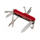NAVAJA VICTORINOX CLIMBER 14 USOS 91 MM ROJO TRANSPARENTE