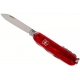 NAVAJA VICTORINOX CLIMBER 14 USOS 91 MM ROJO TRANSPARENTE