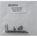 SET TORNILLOS MONTURA PERFIL BAJO SHIELD/MOS