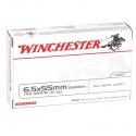 MUNICION WINCHESTER 6.5X55 mm SWEDISH 140 GR FMJ