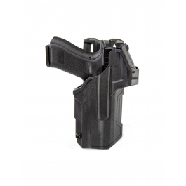 FUNDA de servicio BLACKHAWK! T-SERIES de Nivel 2 - GLOCK17 con linterna TLR 8 / RDS