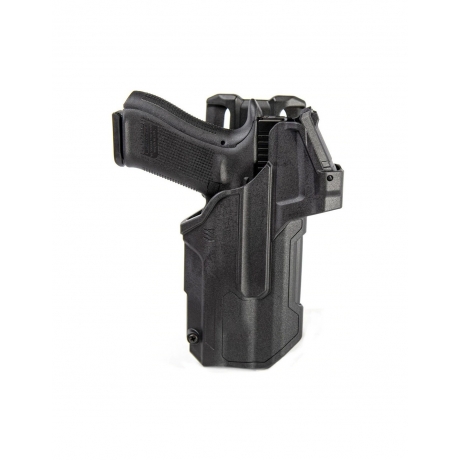 FUNDA de servicio BLACKHAWK! T-SERIES de Nivel 2 - GLOCK17 con linterna TLR 8 / RDS