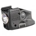 LINTERNA STREAMLIGHT TLR-6 HL GLOCK 42/43/43X SILVER LASER ROJO RECARGABLE