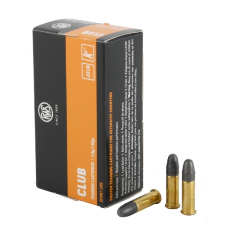 MUNICION RWS CLUB C/22 LR 40GR