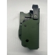 FUNDA PISTOLA,GHOST GLOCK 17-19 NIVEL III VERDE