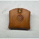FUNDA CARGADOR DOBLE LEISMANN CUERO MARRON