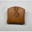 FUNDA CARGADOR DOBLE LEISMANN CUERO MARRON
