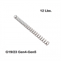 MUELLE RECUPERADOR 12LB EEMANN GLOCK 19 Gen4/Gen5