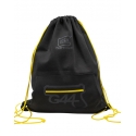 BOLSA DE GIMNASIO CON CORDON GLOCK JERSEY NEGRA / AMARILLA