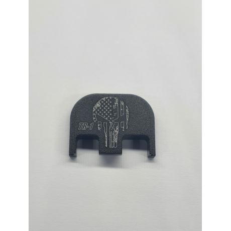 PLACA CORREDERA TR1 GLOCK GEN5 "US" PUNISHER HIGH" CALAVERA