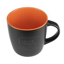 TAZA GLOCK NEGRA/NARANJA (COFFEE MUG)