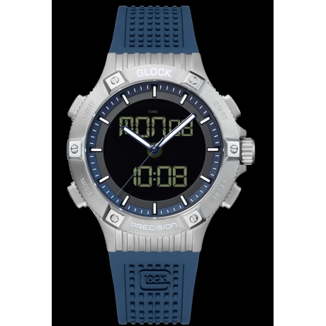 RELOJ GLOCK GW-24-2-24 Silver-Tone/Dark Blue