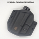 FUNDA ATA HIT FACTOR V1 GLOCK 19/19X/45 OWB EXTERIOR NEGRA ZURDO