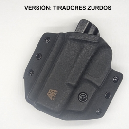 FUNDA ATA HIT FACTOR V1 GLOCK 43X OWB EXTERIOR NEGRA ZURDO