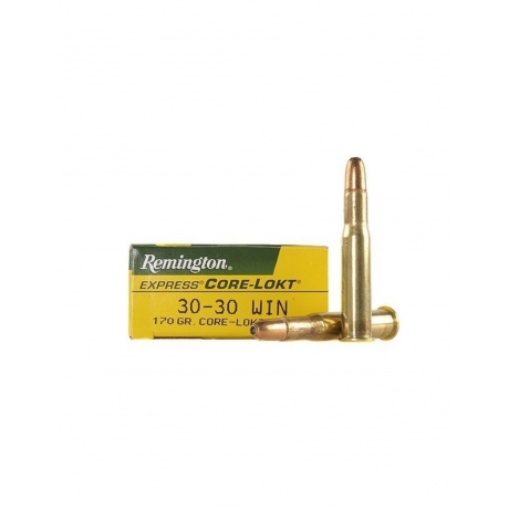 MUNICION REMINGTON 30-30 CORE-LOCK HP 170 GR.