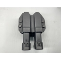 FUNDA CARGADOR DOBLE IPSC GLOCK 9X19 VERTICAL Y HORIZONTAL