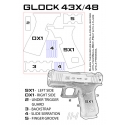 GRIP EMPUÑADURA GLOCK 43X/48 DECAL GRIP