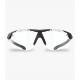 Gafas balísticas Phantom Rescue (pantalla transparente) - Negro - Edge Tactical