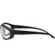 GAFAS EDGE FALCON NEGRA LENTE CLARA