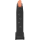 CARGADOR GLOCK 43 C/EXTENSION 9x19 ELEVADOR NARANJA