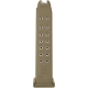 CARGADOR GLOCK 17 COYOTE 17 RD BASE CORTA