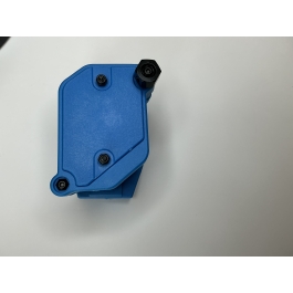 FUNDA CARGADOR IPSC DOBLE HILERA AZUL IZQUIERDAS