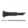SOPORTE PERNO MUELLE EXTRACTOR GLOCK 43/44 Pos.13