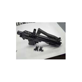 JUEGO MIRAS DELANTERAS y TRASERAS Desmontables Carril Picatinny /RONI