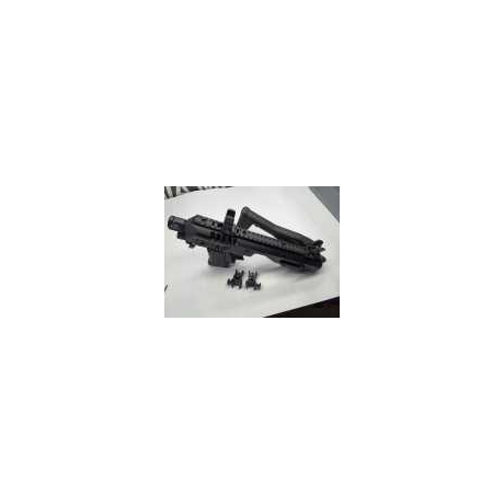 JUEGO MIRAS DELANTERAS y TRASERAS Desmontables Carril Picatinny /RONI