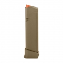 CARGADOR GLOCK 19X +2 9X19 COYOTE 19 TIROS ELEVADOR NARANJA
